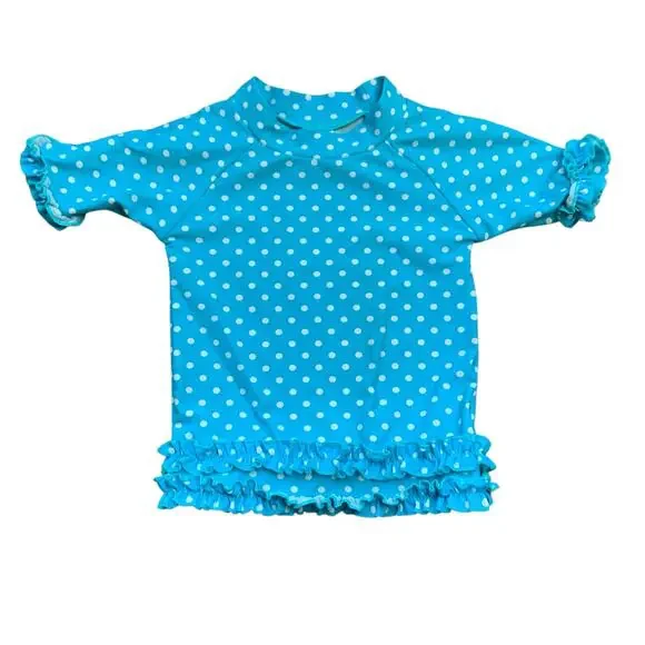 RuffleButts Dot Swim Set - Picture 2 of 9